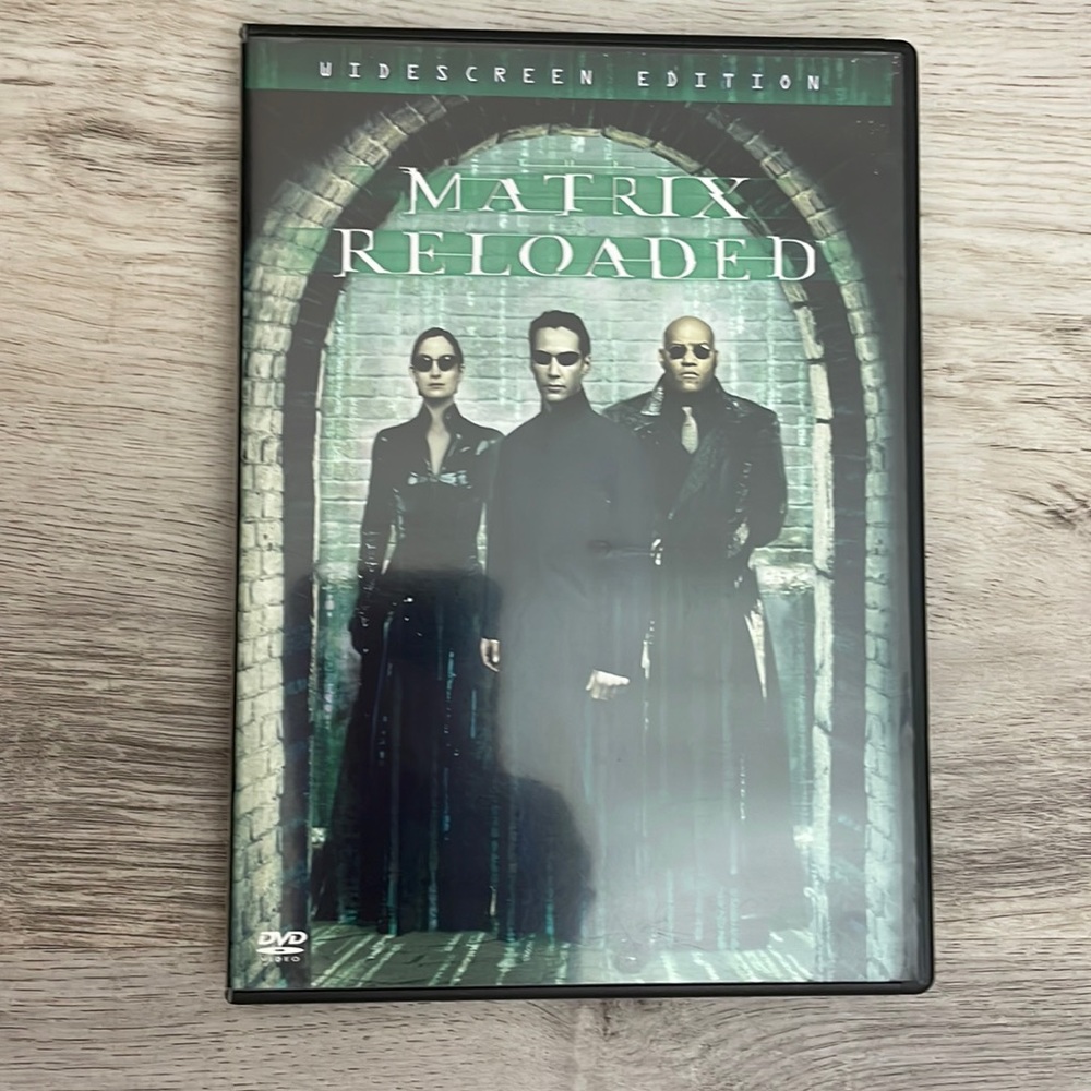 The Matrix Reloaded DVD Movie 2003 2h 18m Rated R Keanu Reeves Action Sci-Fi
